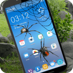 ikon Spider on screen : Prank