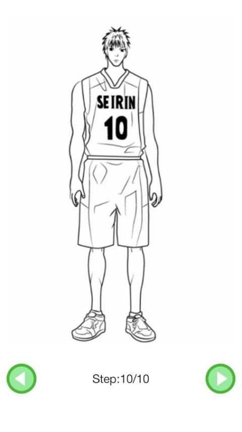 How To Draw :Kuroko no Basket Characters скриншот 1