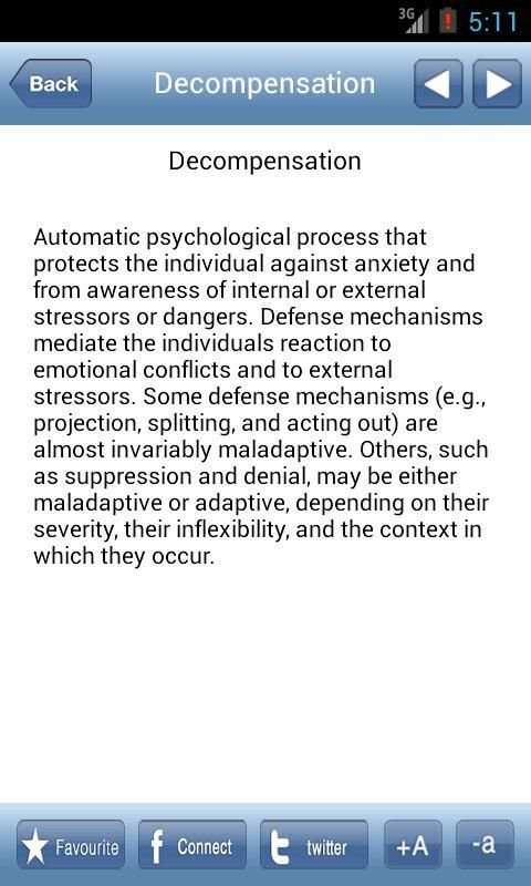 Psychiatry Glossary screenshot 1