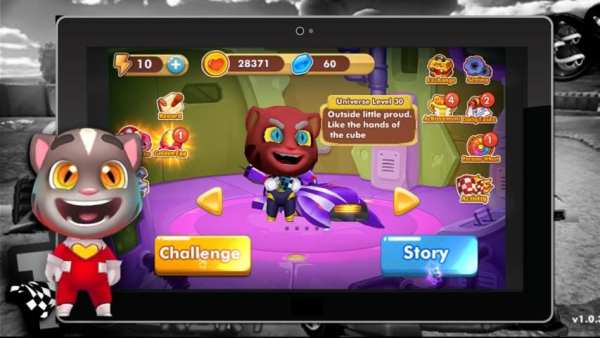 Tom Cat Racing Rush скриншот 1