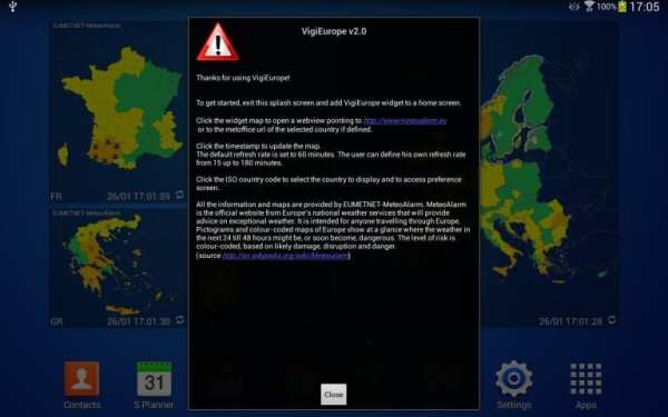 European Weather Warnings screenshot 1