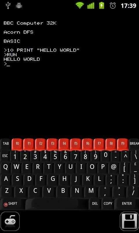 Beebdroid (BBC Micro emulator) скриншот 8