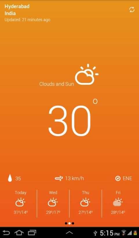 Weather Neue 4 تصوير الشاشة