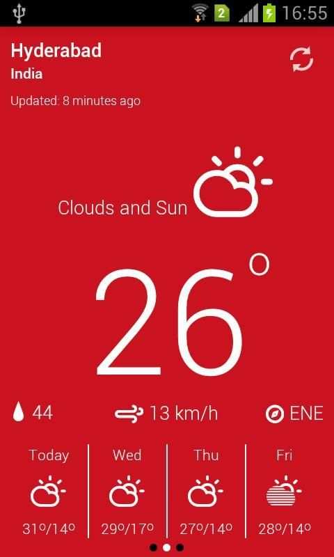 Weather Neue 7 تصوير الشاشة