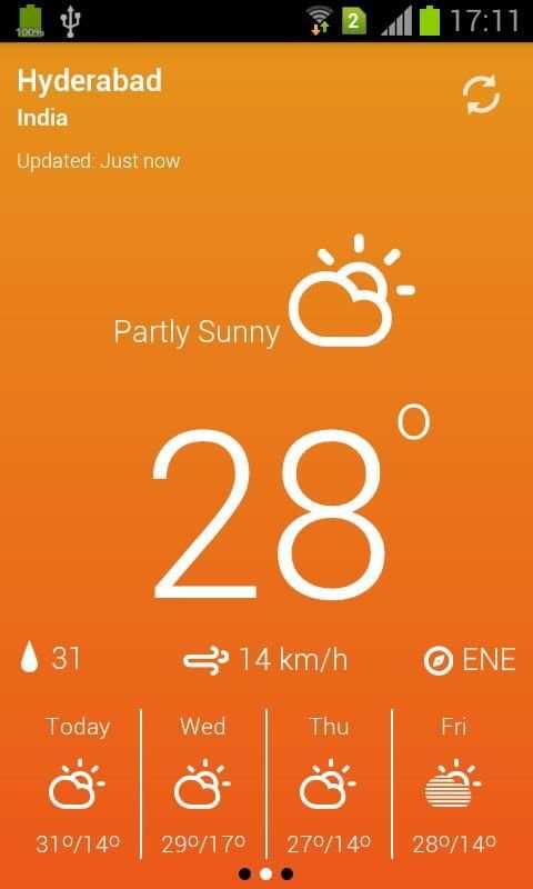 Weather Neue 9 تصوير الشاشة