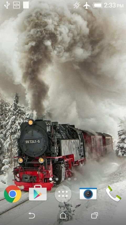 Steam train Live Wallpaper screenshot 3