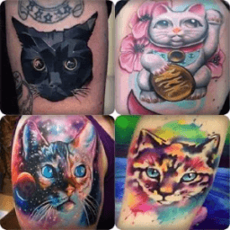 Cat Tattoo Designs иконка
