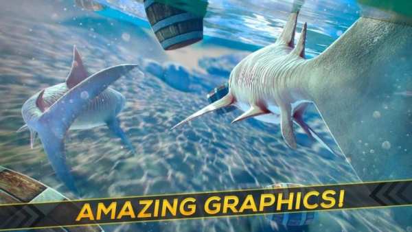 Ocean Shark Survival 3D screenshot 2