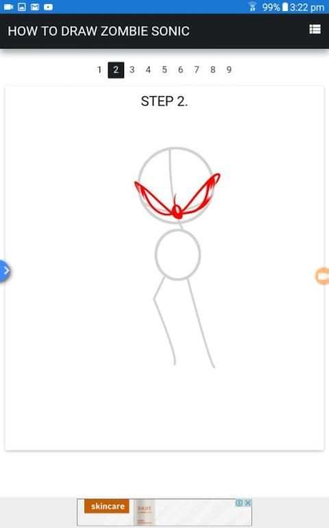 How to Draw Zombie Sonic screenshot 3