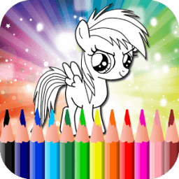 Coloring Book for Little ponny иконка