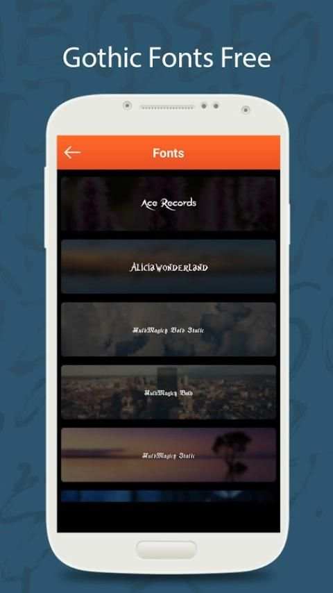 50 Gothic Fonts Free screenshot 5