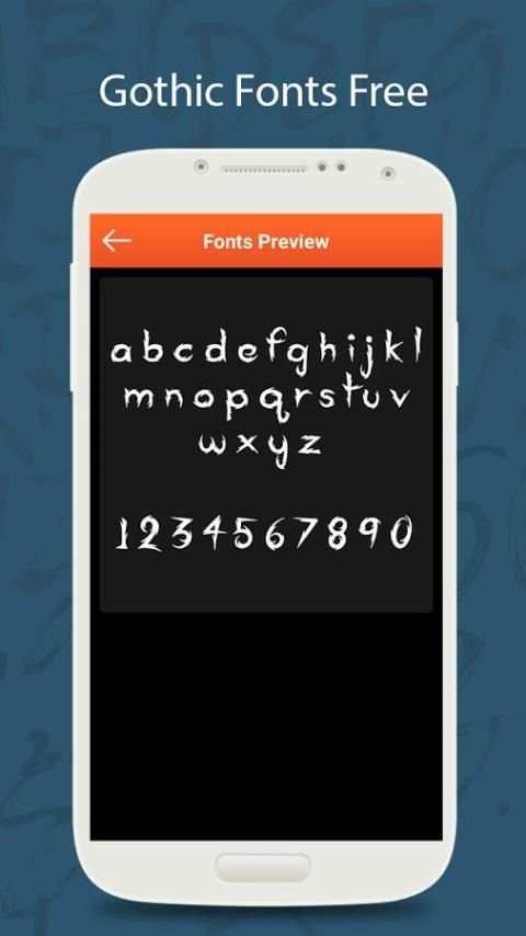 50 Gothic Fonts Free screenshot 4