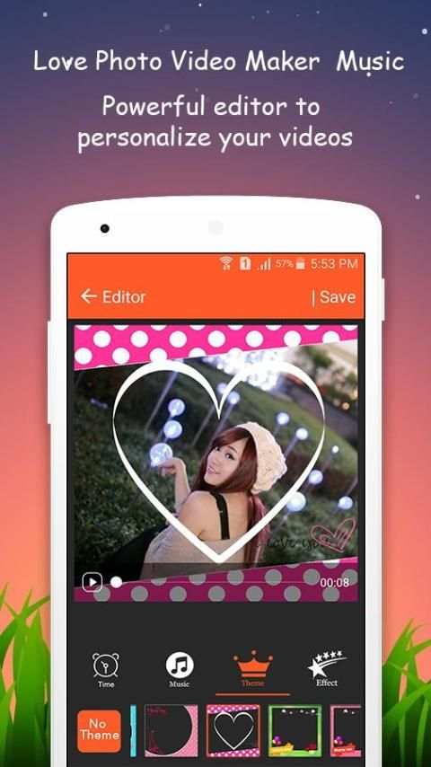 Love Photo Video Maker Music 3 تصوير الشاشة