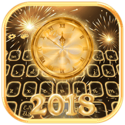ikon New Year 2018 Keyboard Theme