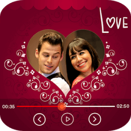 Love Photo Video Maker Music आइकन