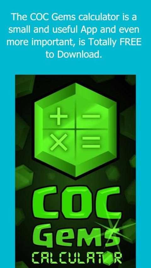 Gems Calculator For COC screenshot 3