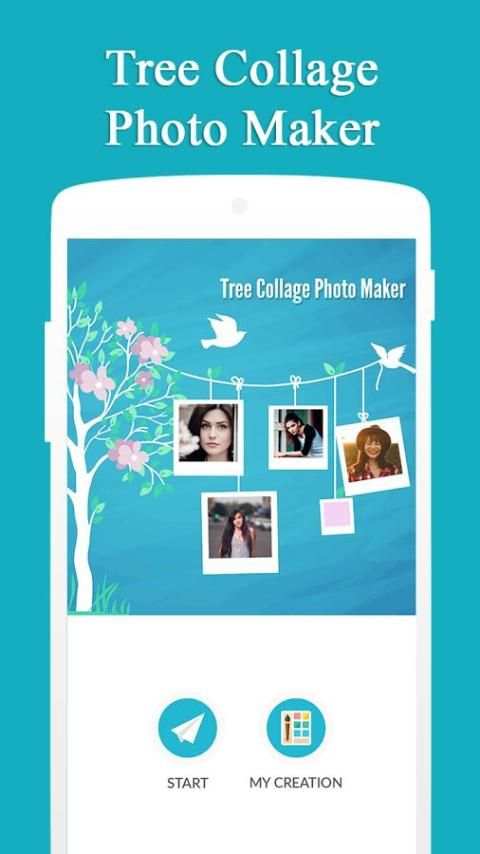 Tree Collage Photo Maker скриншот 1
