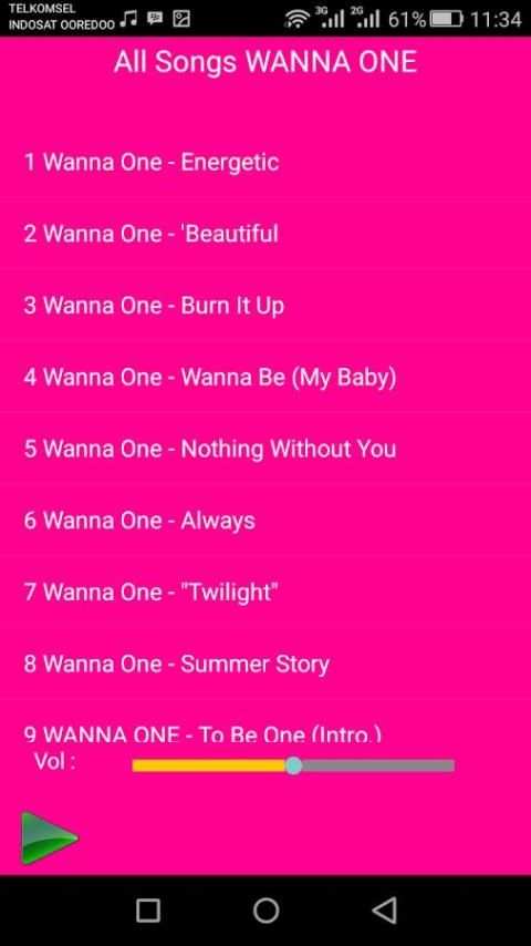 WANNA ONE Songs screenshot 2