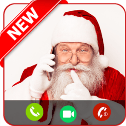 ikon Real Santa Video Call 2018 : Santa claus Number