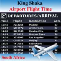 King Shaka Airport Flight Time on 9Apps