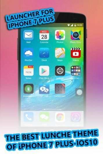 Launcher For Iphone 7 Plus * 5 تصوير الشاشة