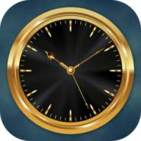 Luxury Golden Clock Live Wallpaper