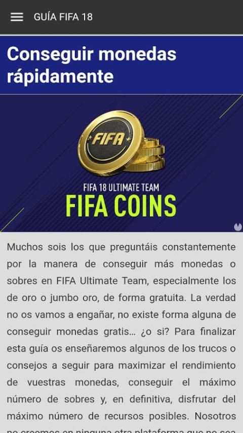 Guía para FIFA 18 screenshot 3