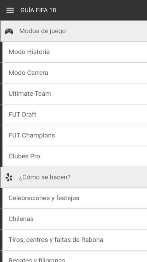 Guía para FIFA 18 screenshot 1