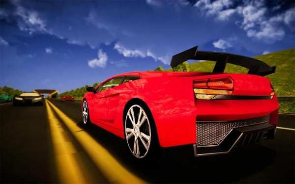 Traffic Race In car 3D screenshot 3