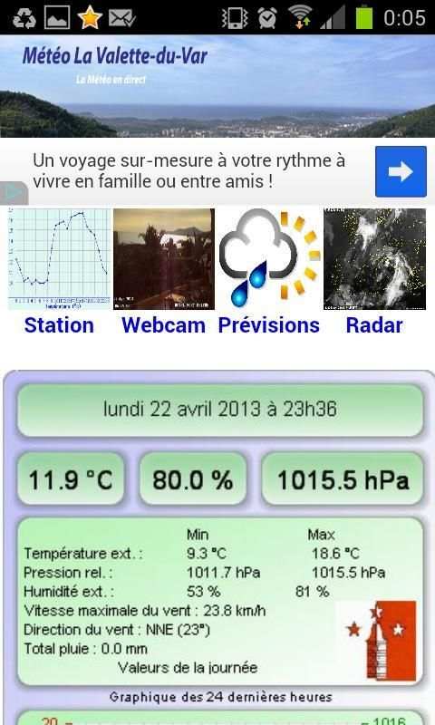 Météo La Valette-du-Var скриншот 2
