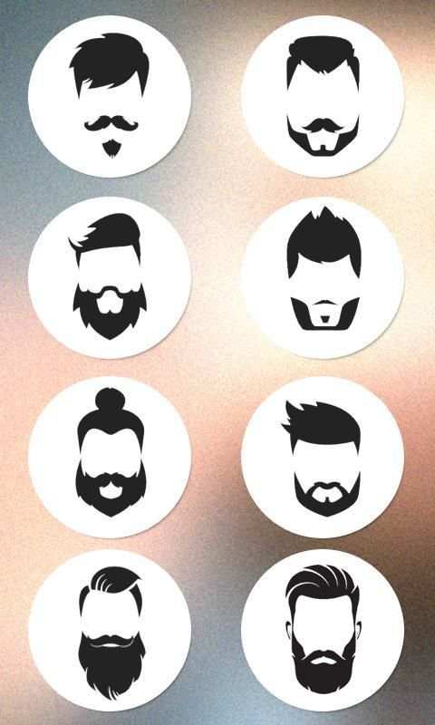 Beard Photo Mustache Editor - Real Men Hair Style скриншот 1