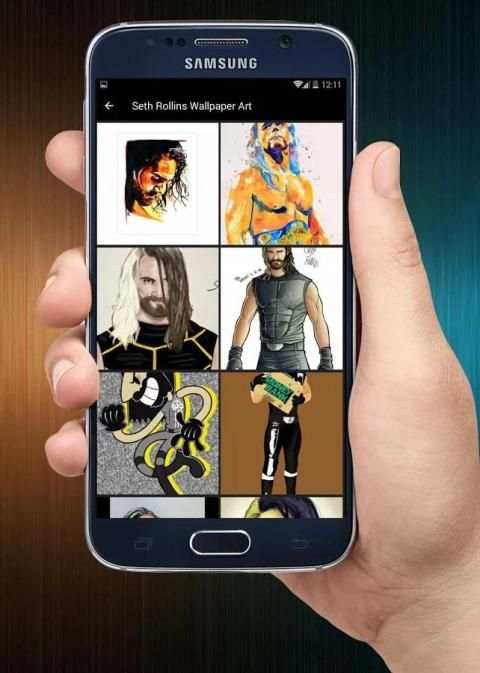 Seth Rollins Wallpaper WWE 4 تصوير الشاشة