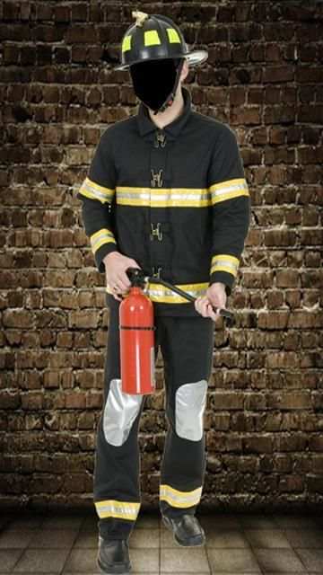 Fireman Uniform Photo Frames. скриншот 1