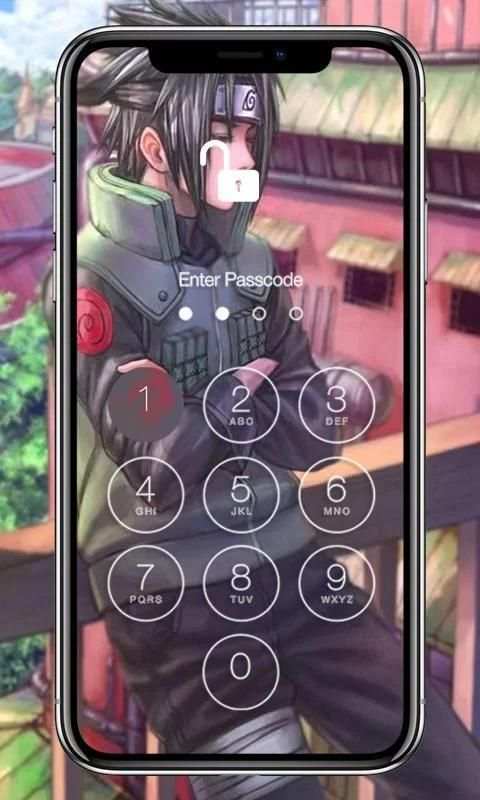 Sasuke HD Lock Screen скриншот 4