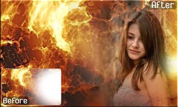 Fire Photo Frames स्क्रीनशॉट 1
