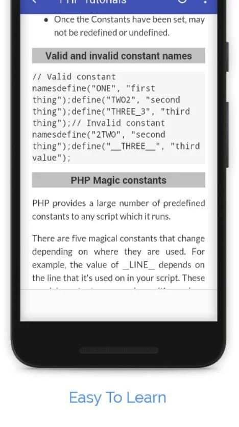 Tutorials for PHP Offline screenshot 2