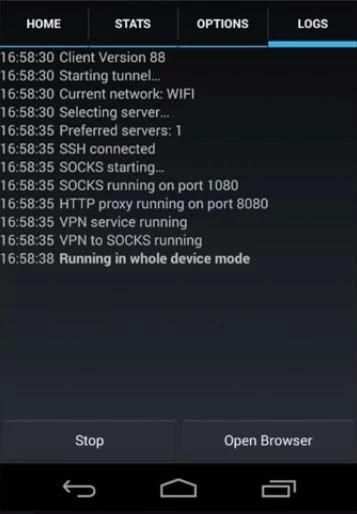 Novo Psiphon Brasil screenshot 5