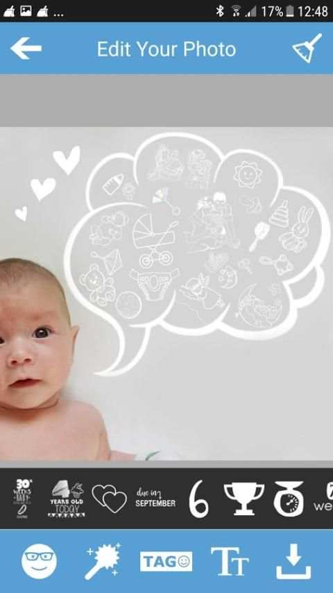 Monthly Baby Stickers скриншот 4