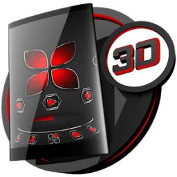 Soft Touch Red theme for Next Launcher 3D