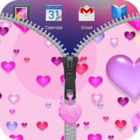 Love Zipper Lock : Screen Lock
