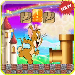 Jerry jump adventure : tom run Titans иконка
