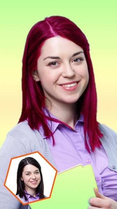 Change Hair Color 4 تصوير الشاشة