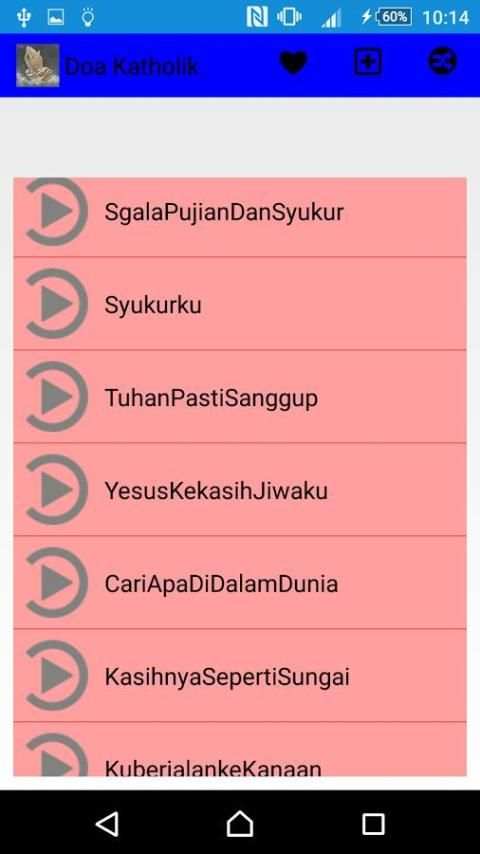 Doa dan Lagu Katolik 1 تصوير الشاشة