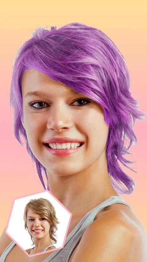 Change Hair Color 5 تصوير الشاشة