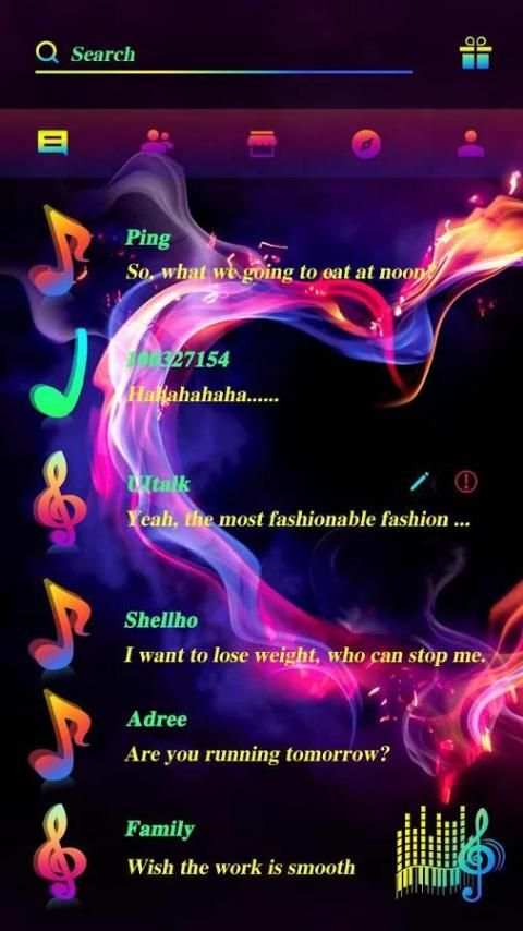 (FREE) GO SMS MUSIC THEME screenshot 4