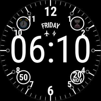 Signals Watch Face स्क्रीनशॉट 2