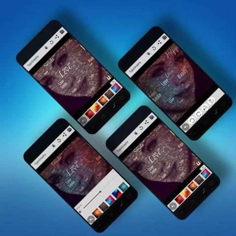 Typo Effect Photo Editor स्क्रीनशॉट 1