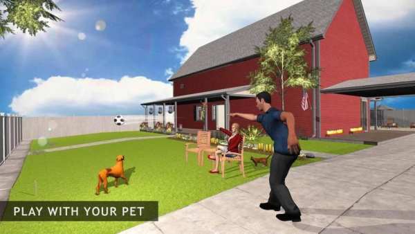 Dad Simulator Virtual Family Game 4 تصوير الشاشة