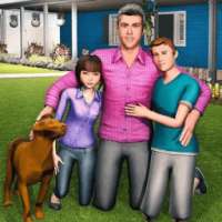 Dad Simulator Virtual Family Game أيقونة