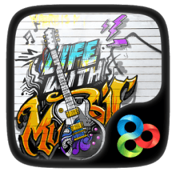 Music life GO Launcher Theme أيقونة